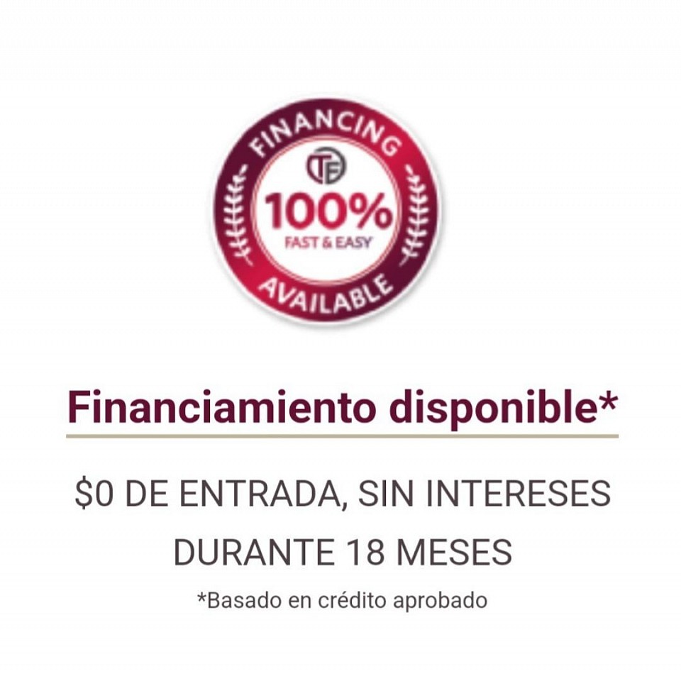 Sujeto a aprobación de crédito. Se requieren pagos mensuales mínimos. Consulte en la tienda para obtener más información. Para todas las promociones: La compra válida debe realizarse con su tarjeta de crédito Home Design emitida por Synchrony Bank. Se aplicará un cargo por activación de cuenta de $29, que se cobrará al momento de la primera compra. Para cuentas nuevas: Tasa de Porcentaje Anual (TAE) del 26.99% para compras; el cargo mínimo de interés mensual es de $2. Los titulares de tarjetas actuales deben consultar el contrato de su tarjeta de crédito para conocer los términos aplicables. Sujeto a aprobación de crédito.